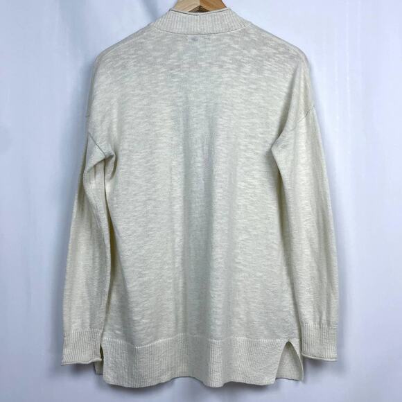 Madewell Bradley Cardigan Sweater‎ Sz XS Ivory Cream Slub Knit Style AI212 - Picture 11 of 14